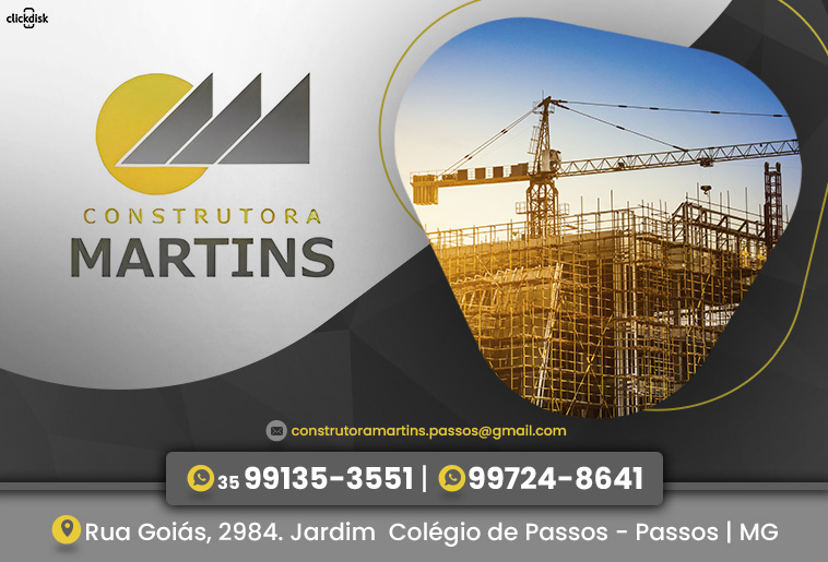 Banner MARTINS CONSTRUTORA - ALFENAS